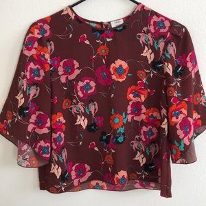 Aritzia Wilfred cropped blouse